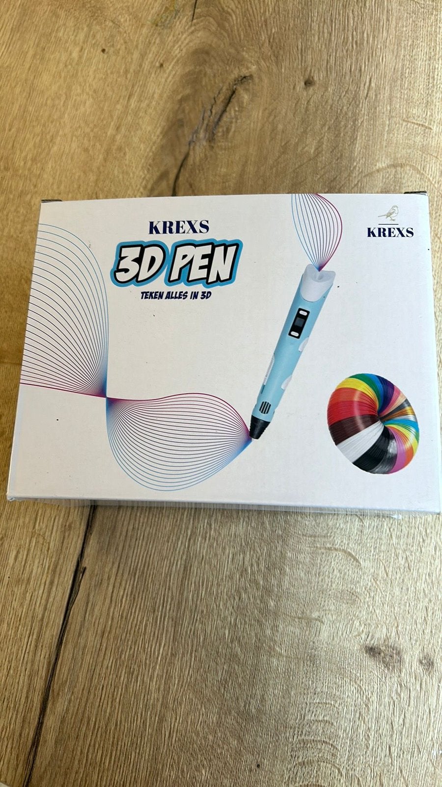 Krexs 3D pen nieuw met 20 kleuren vulling, Kinderen en Baby's, Speelgoed | Educatief en Creatief, Nieuw, Ophalen of Verzenden