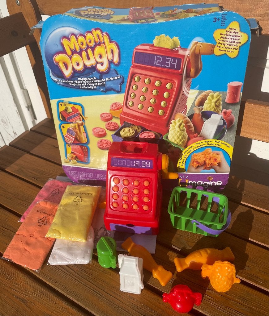 Moon dough klei kassa / winkel set | grocery store, Ophalen of Verzenden