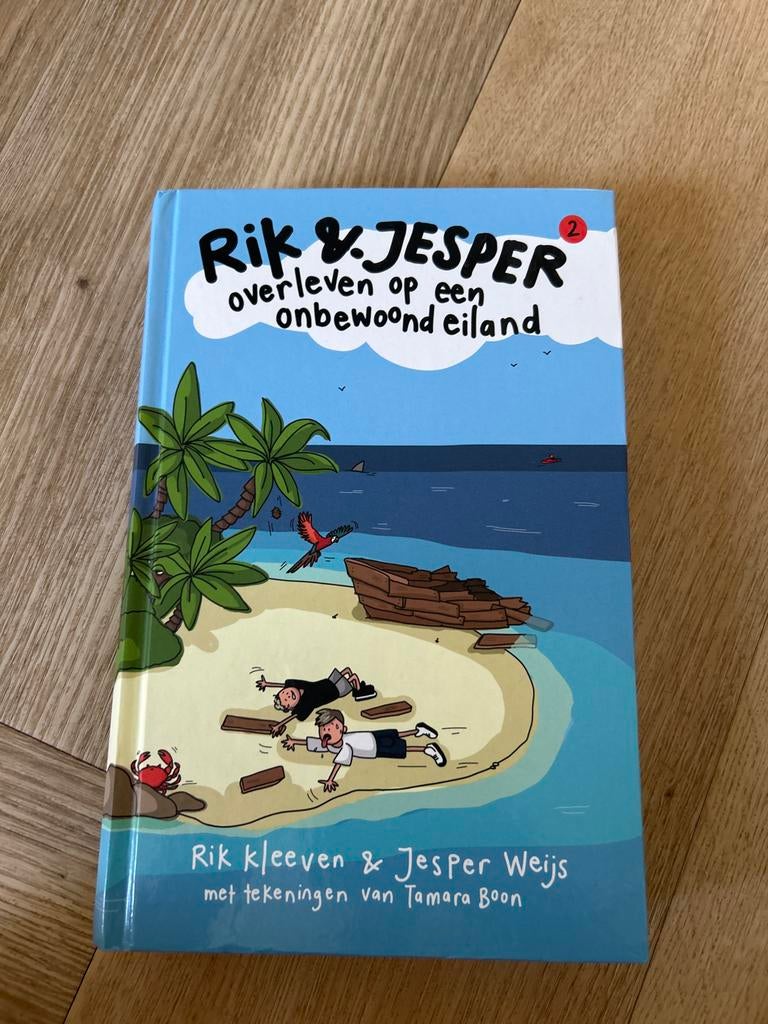 Rik & Jesper: Overleven op een onbewoond eiland (deel 2), Ophalen of Verzenden, Zo goed als nieuw, Fictie algemeen