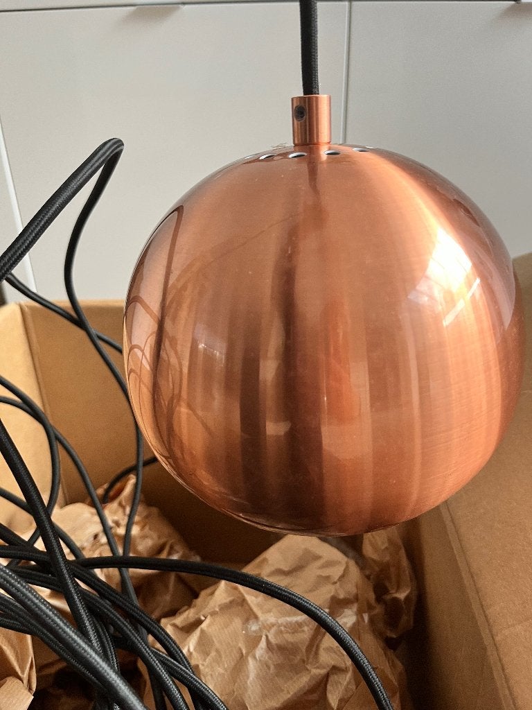 Pendel plafond lamp, Ophalen, Nieuw, E27 (groot), Metaal