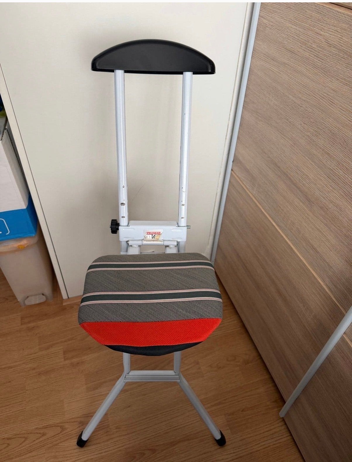 Ergonomische kruk/stoel - opvouwbaar en verstelbaar, Ophalen, Gebruikt, Overige kleuren, Metaal