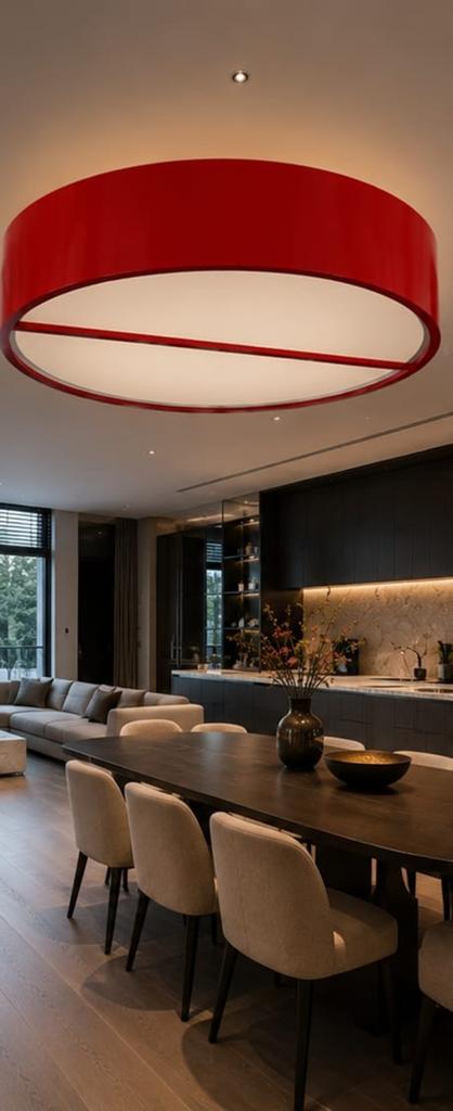 Te koop 3 lampen jaren 70 doorsnede 135 cm hoogte 25 cm, Ophalen of Verzenden
