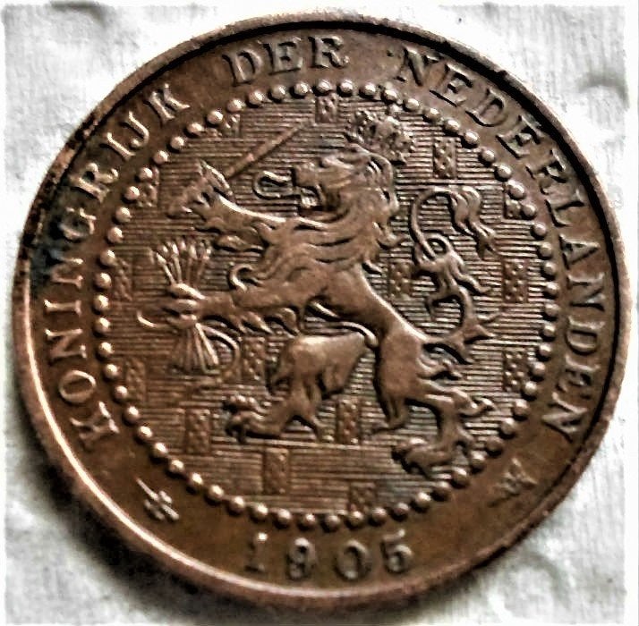 Nederland 1 cent 1905., Postzegels en Munten, Munten | Nederland, Verzenden, Koningin Wilhelmina, Overige waardes, Losse munt