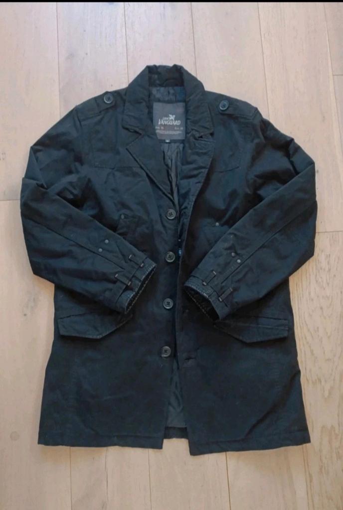 Wax coat Vanguard, Zwart, Maat 56/58 (XL), Ophalen of Verzenden, Zo goed als nieuw