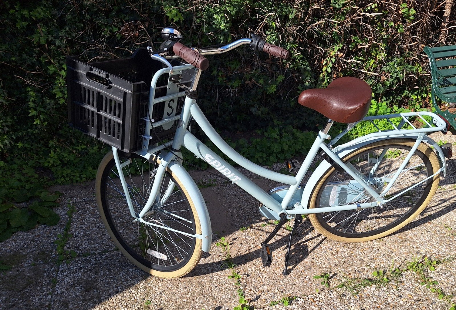 Spirit Cargo N3 Meisjesfiets 26 inch met krat, Zo goed als nieuw, Spirit, Ophalen, 26 inch of meer