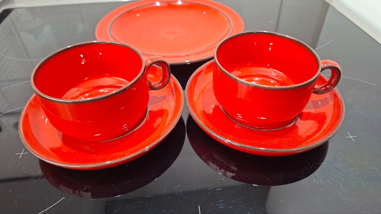 Vintage 2 persoons koffie en gebak setje, Ophalen