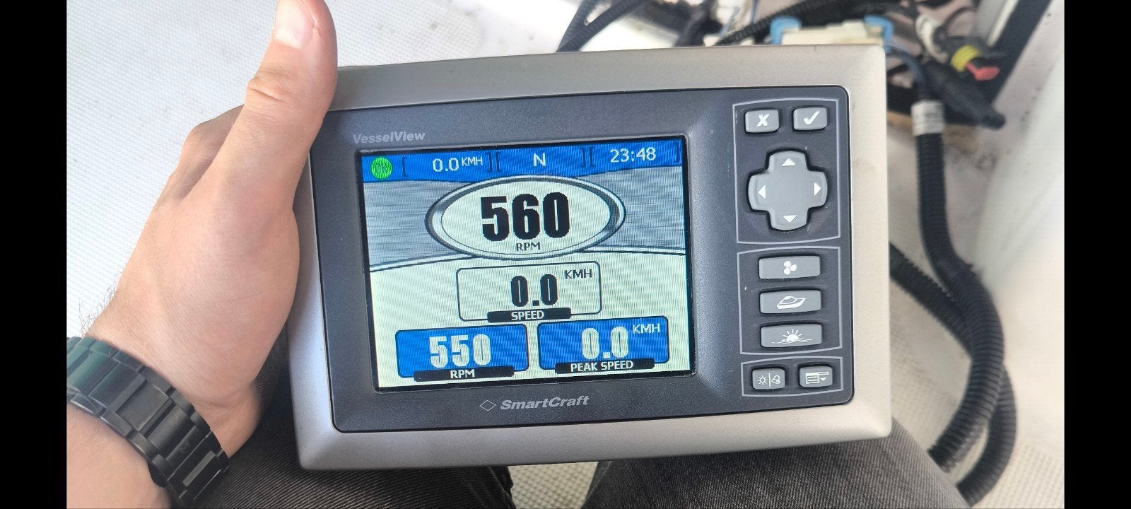 Mercury Vesselview scherm // Smartcraft compleet, Watersport en Boten, Ophalen of Verzenden, Zo goed als nieuw, Motor en Techniek