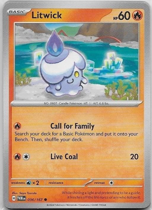 Twilight Masquerade,  Litwick [common] 36/167, Verzenden, Nieuw, Losse kaart