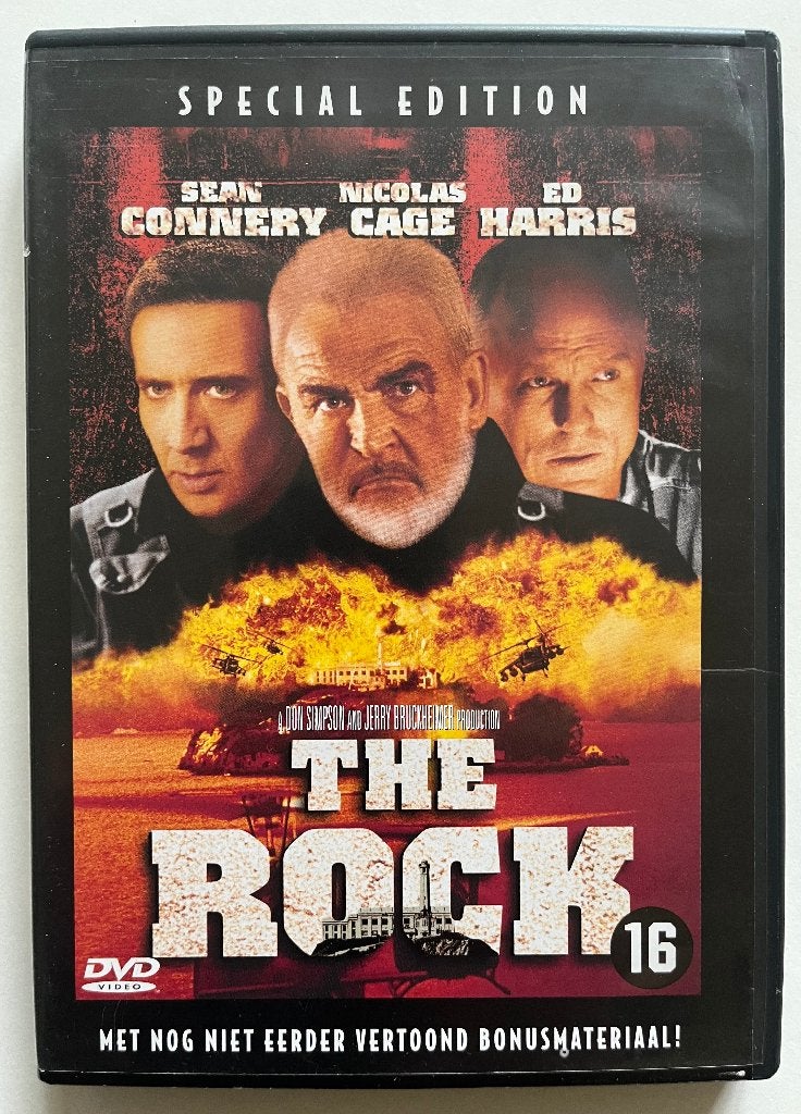 DVD The Rock SE, met Sean Connery, Nicolas Cage en Ed Harris, Vanaf 16 jaar, Ophalen of Verzenden, Zo goed als nieuw, Actie