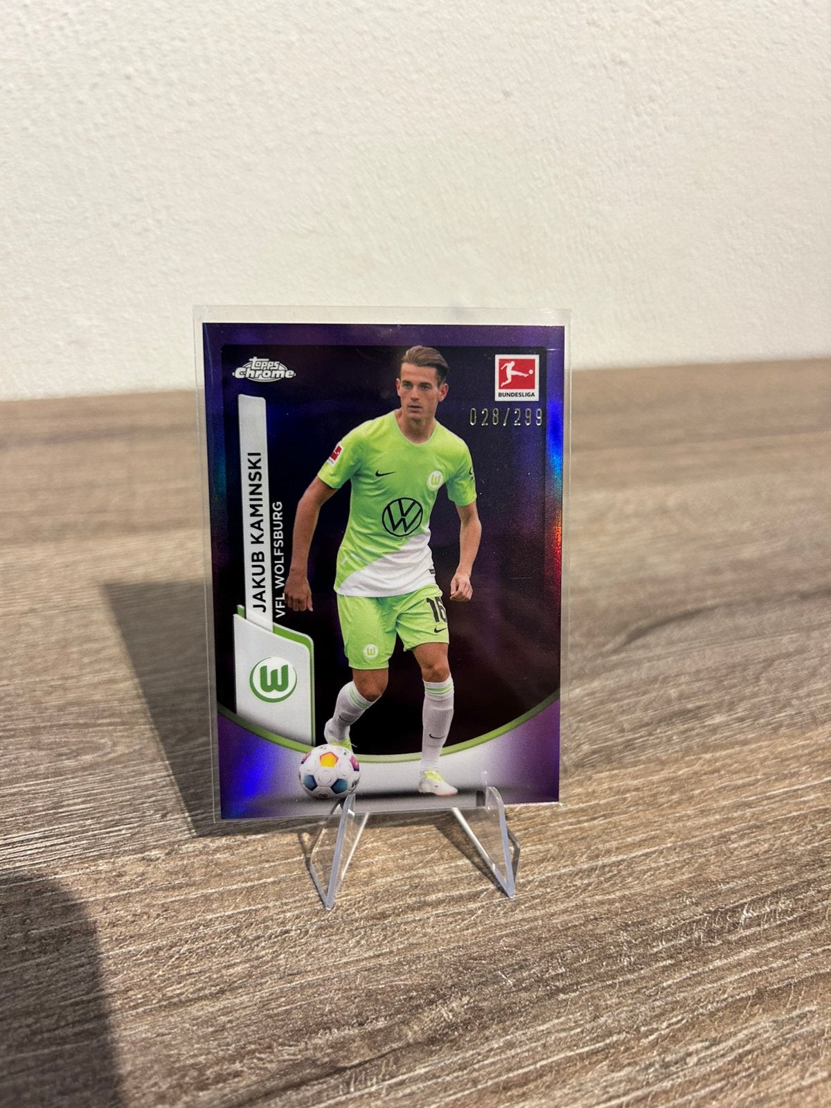Jakub Kaminski 2023-24 Topps Chrome Bundesliga #96 /299, Ophalen of Verzenden, Zo goed als nieuw, Plaatje