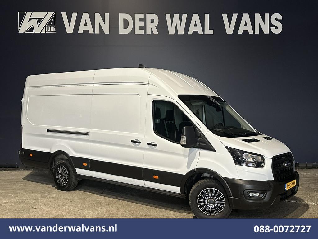 Ford Transit 2.0 TDCI 130pk L4H3 Jumbo Euro6 Airco | Camera, Auto's, Bestelauto's, 4 cilinders, Wit, 11 km/l, Bedrijf