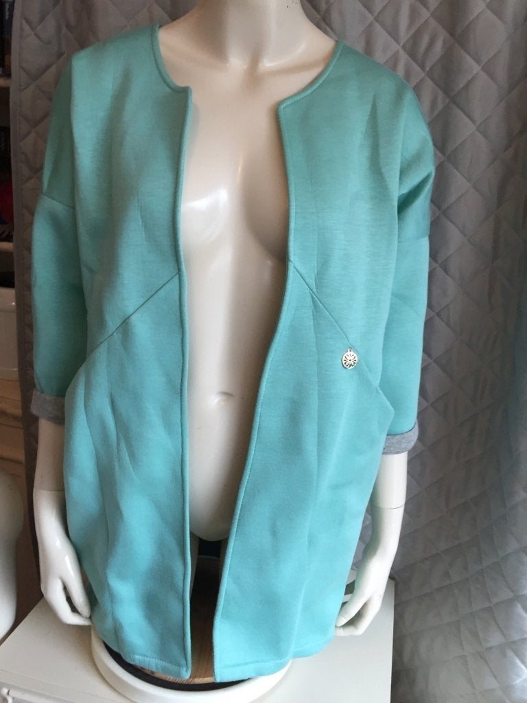 Jutka en Riska mint groen vest maat M (2b30), Tweedehands verkoop, Ophalen of Verzenden, Groen, Tweedehands verkoop