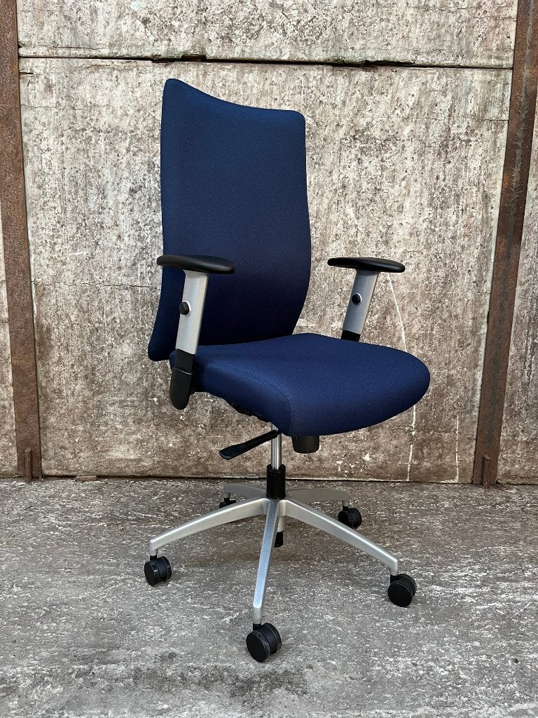Almachair Turijn bureaustoel - Nieuw in doos - Blauw, Ophalen of Verzenden, Ergonomisch, Nieuw, Blauw