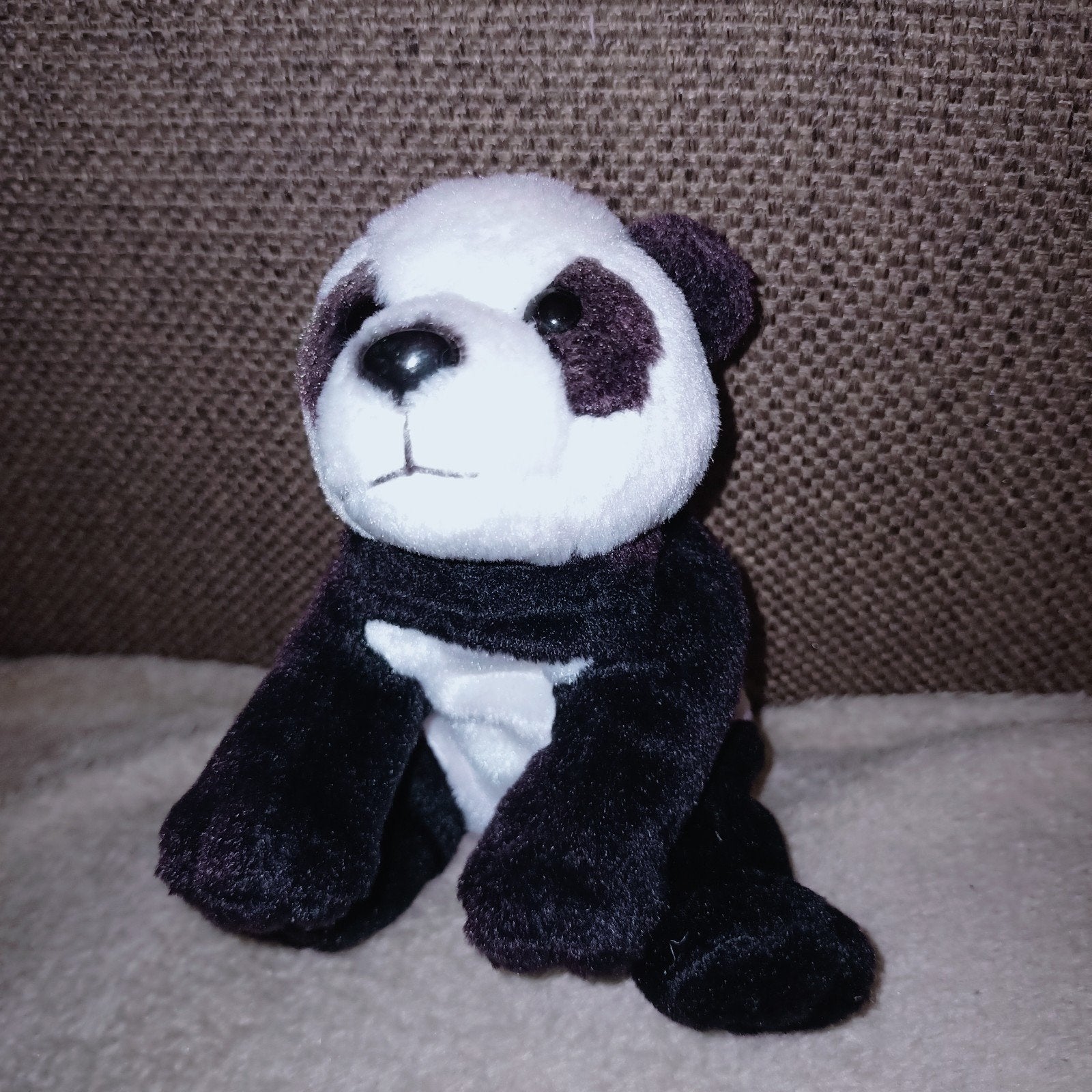 Vintage anna club plush, wwf beanie panda beer., Beer, Wasbaar, Ophalen of Verzenden, Zo goed als nieuw
