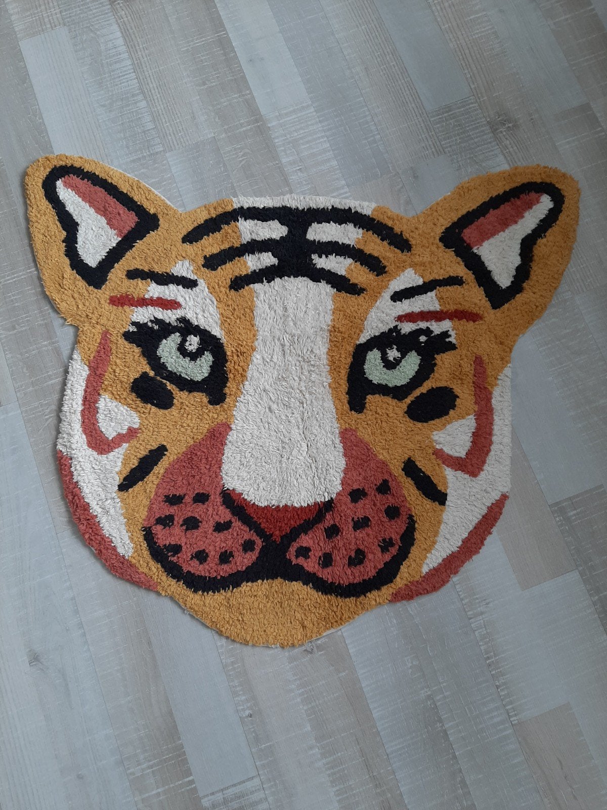 tijger vloerkleed, Ophalen, Gebruikt, 50 tot 100 cm, 50 tot 100 cm