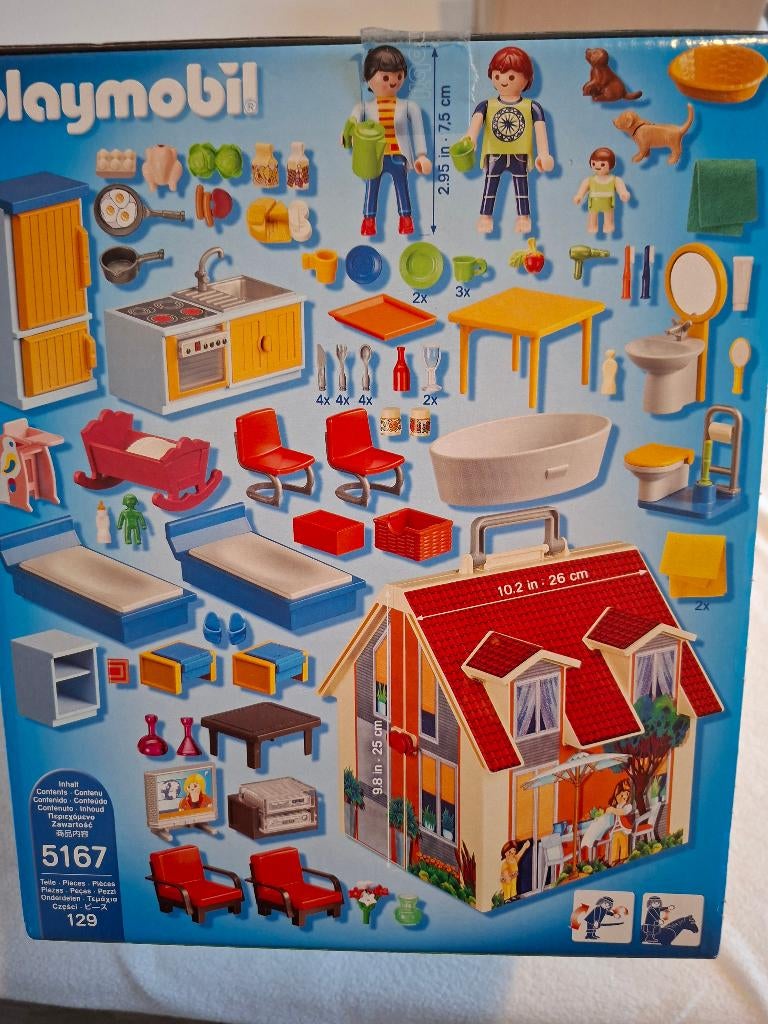 Playmobil Meeneem (met handvat) Poppenhuis, Ophalen, Gebruikt, Complete set