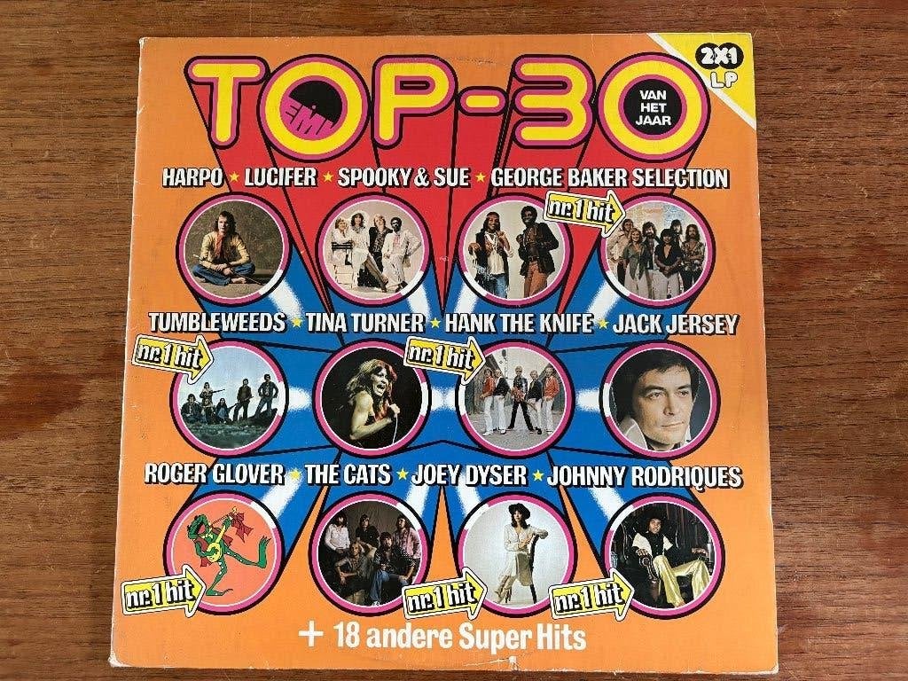 LP Top-30 van het jaar Dubbel LP, Gebruikt, Ophalen of Verzenden, Pop, 12 inch