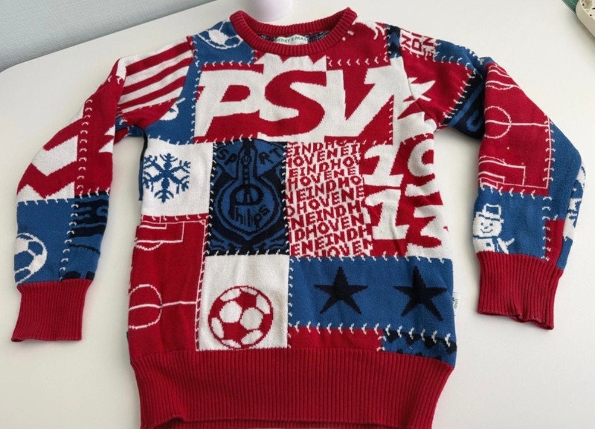 PSV Kersttrui Maat 128, Ophalen of Verzenden, Gebruikt, Jongen of Meisje