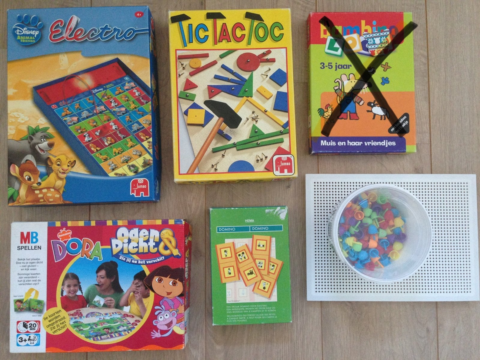 Diverse spellen voor kinderen, Kinderen en Baby's, Ophalen of Verzenden, 10 tot 50 stukjes, Gebruikt, 2 tot 4 jaar