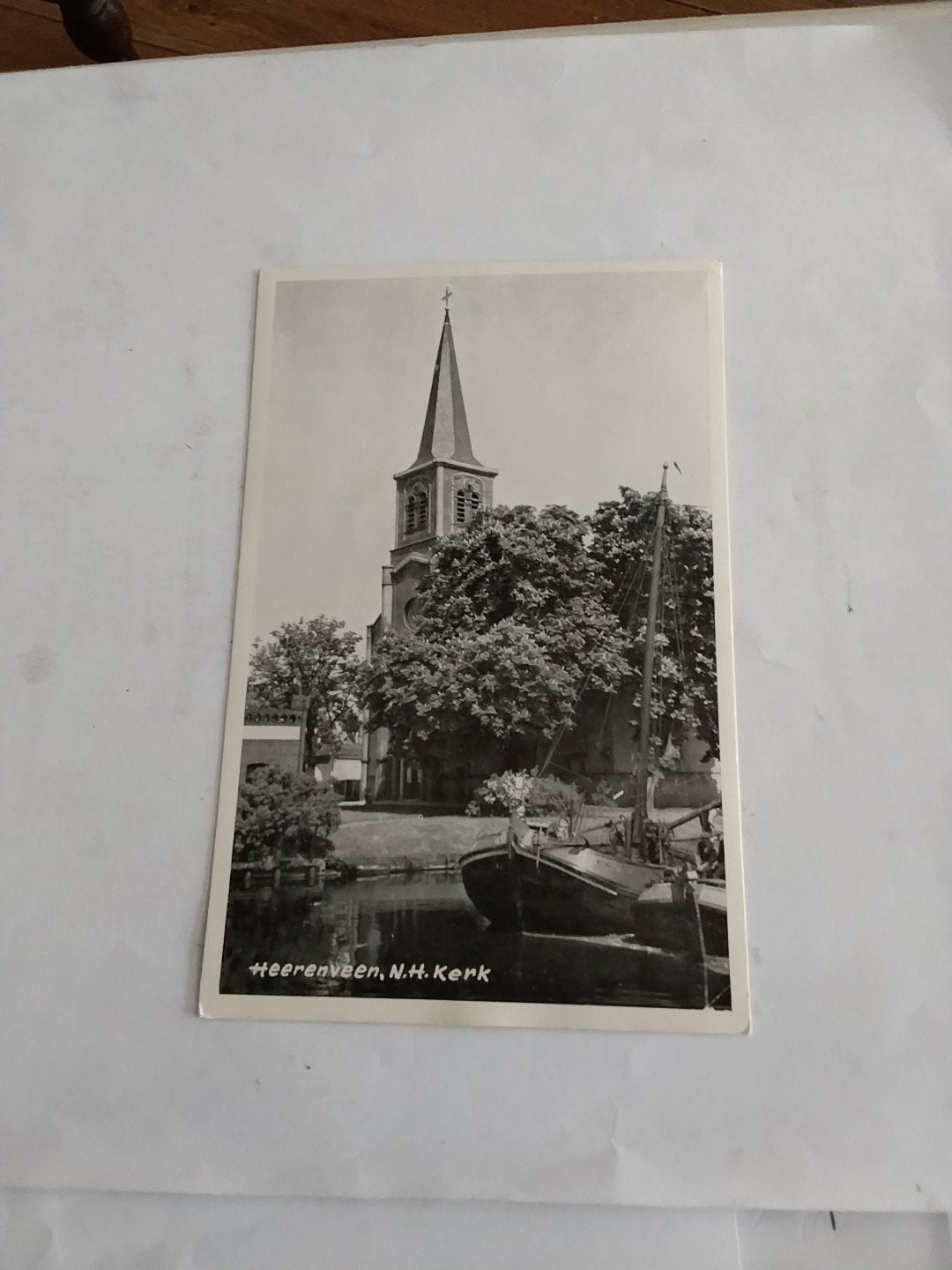 Oude Ansichtkaart Heerenveen, N.H. Kerk, Verzamelen, Ophalen of Verzenden, Voor 1920, Ongelopen, Friesland