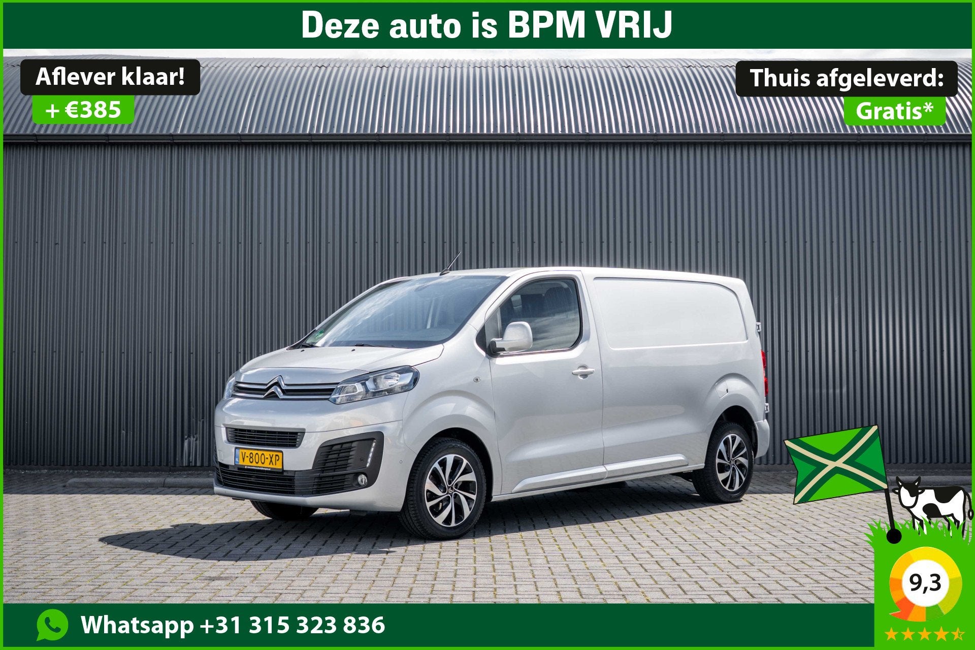 Citroën Jumpy 2.0 BlueHDi 120PK | Nieuwstaat | 3-Zits | Cam, Auto's, Voorwielaandrijving, 1588 kg, Gebruikt, 4 cilinders