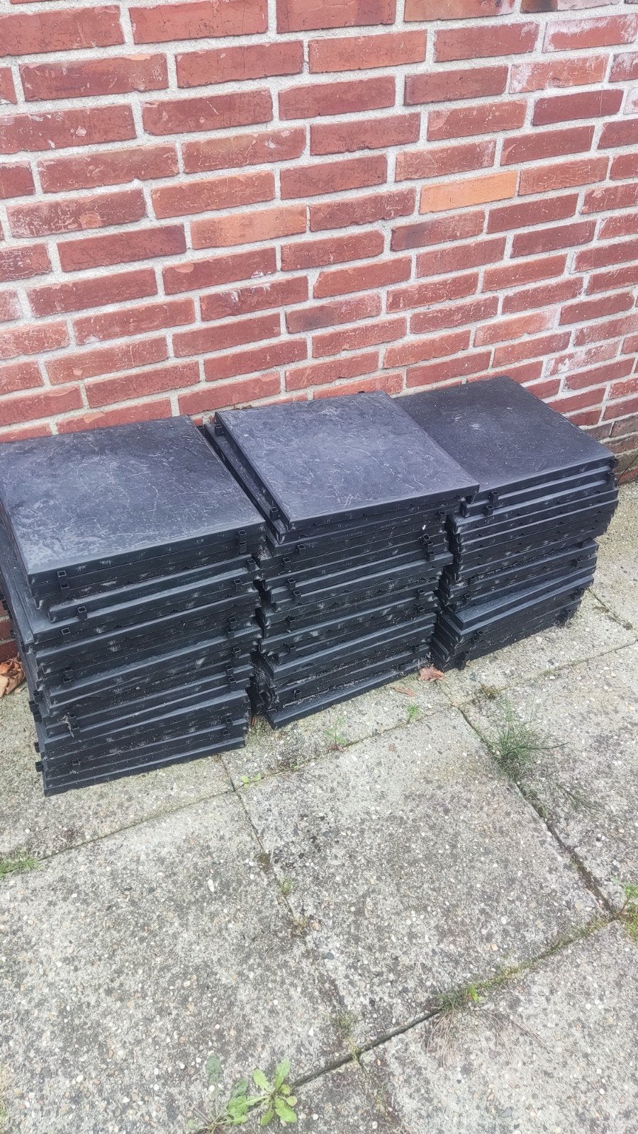 62 Voortent tegels, Caravans en Kamperen, Ophalen of Verzenden, Gebruikt