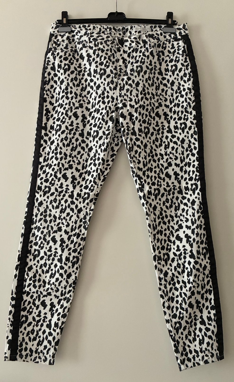Felize luipaard print SKINNY broek mt 44 MISS ETAM, Zwart, Maat 42/44 (L), Ophalen of Verzenden, Zo goed als nieuw