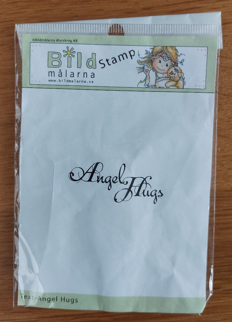 Bildmalarna tekst stempel, Hobby en Vrije tijd, Stempelen, Ophalen of Verzenden, Nieuw, EZ-mounted stempel
