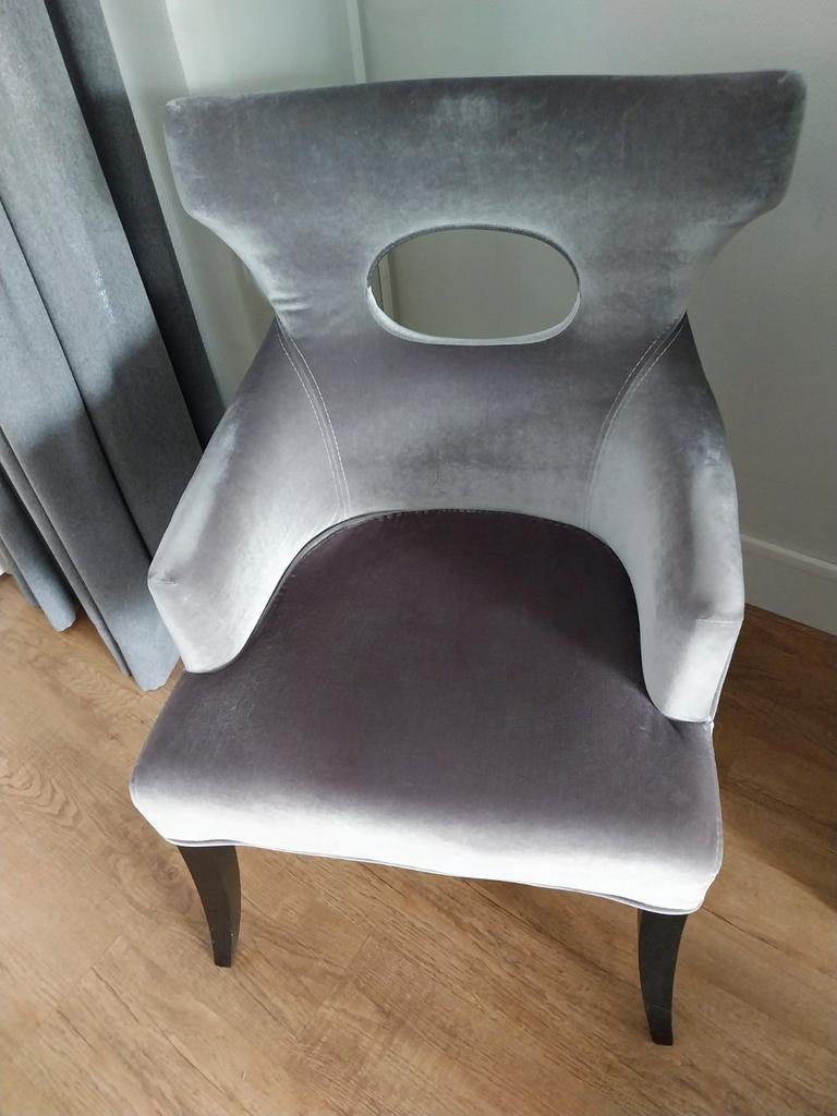 Stijlvolle grijze KUKA fauteuil, Ophalen, Modern, Elegant, Zo goed als nieuw, Stof
