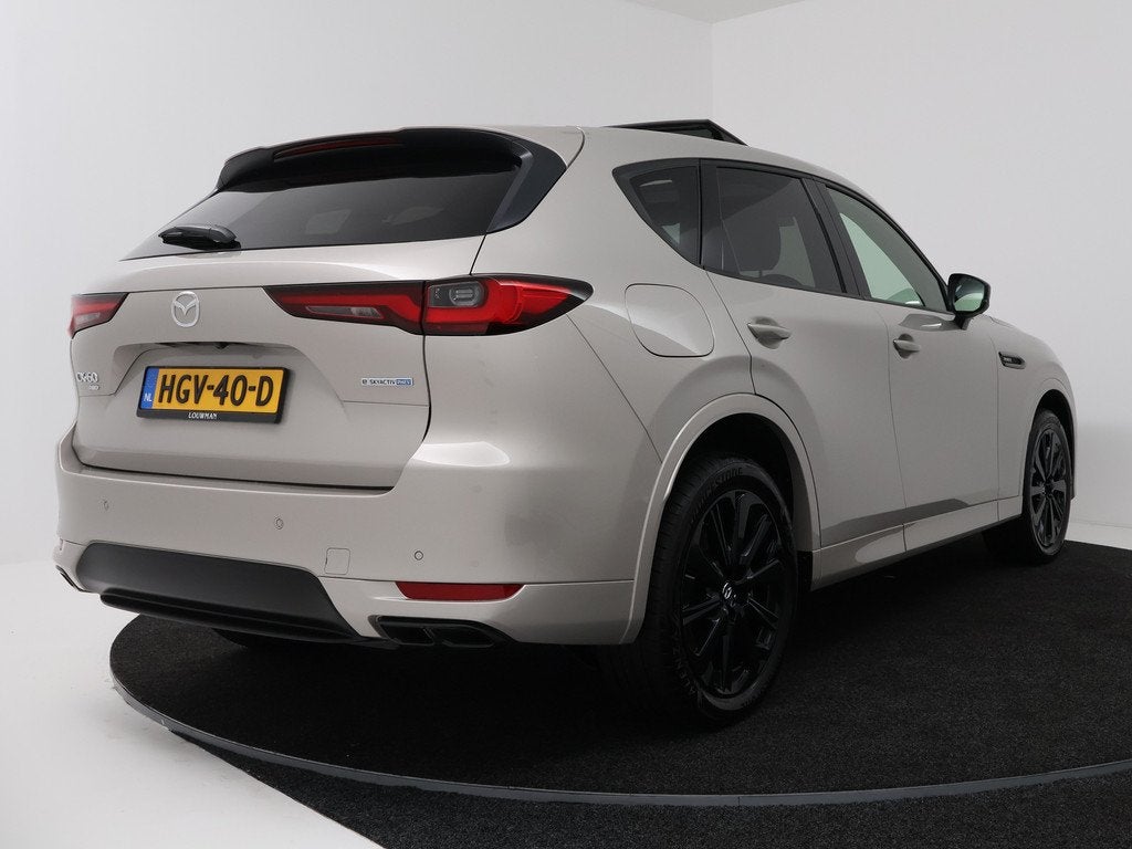 Mazda CX-60 2.5 e-SkyActiv PHEV Homura Plus | PANO | 360 cam, Auto's, Mazda, 12 maanden, 4 cilinders, 2500 kg, Bedrijf