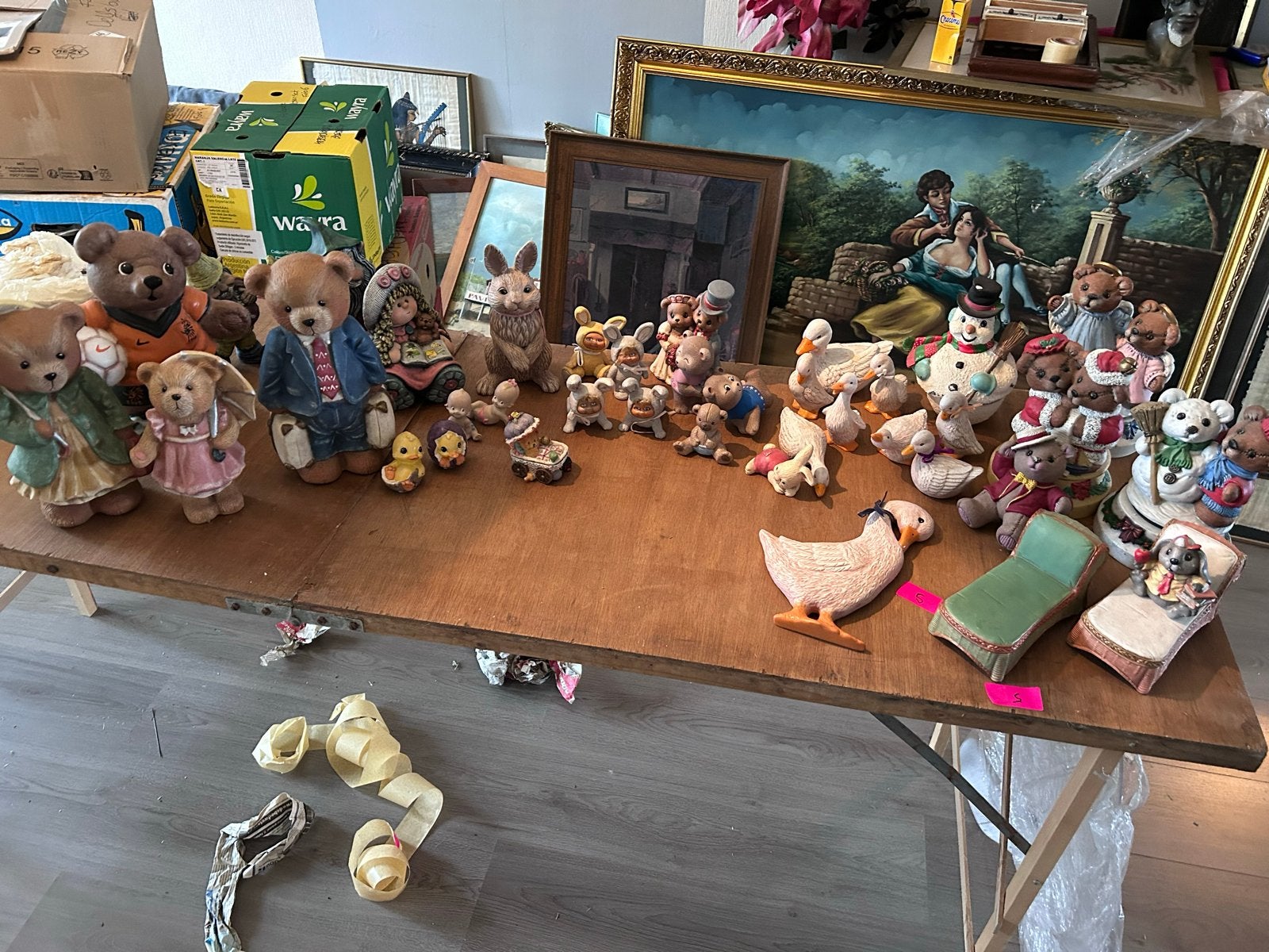 Grote collectie decoratieve beeldjes, Ophalen, Gebruikt