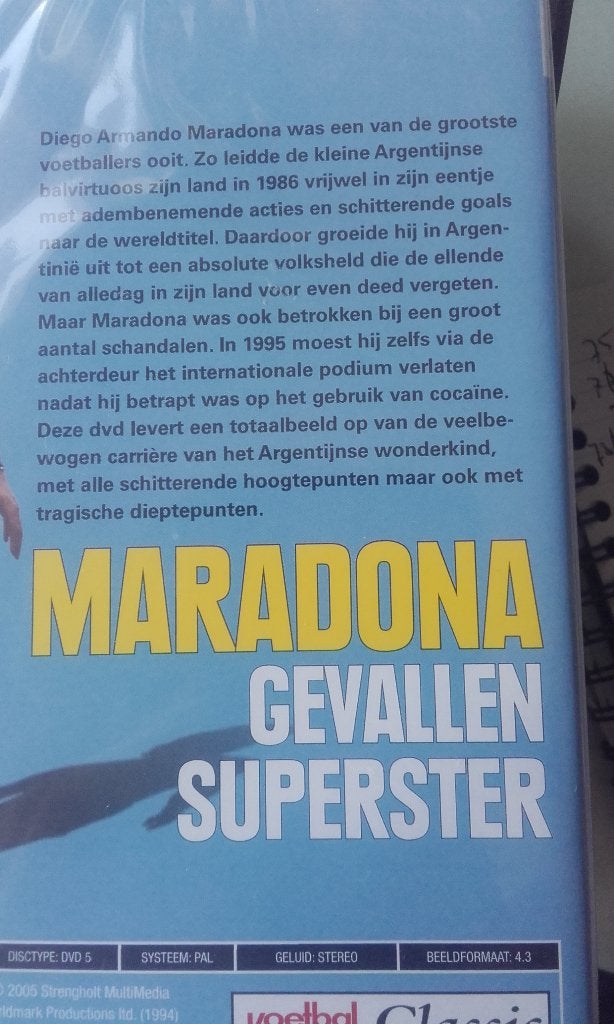 dvd Maradona (Z136-86), Alle leeftijden, Ophalen of Verzenden, Zo goed als nieuw, Cursus of Instructie