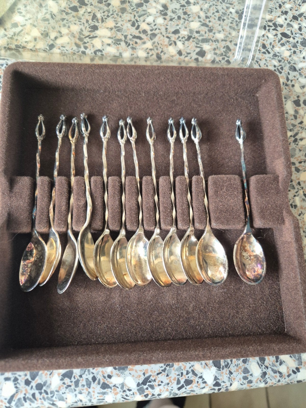 Set van 11 Keltum lepeltjes in originele doos, Ophalen