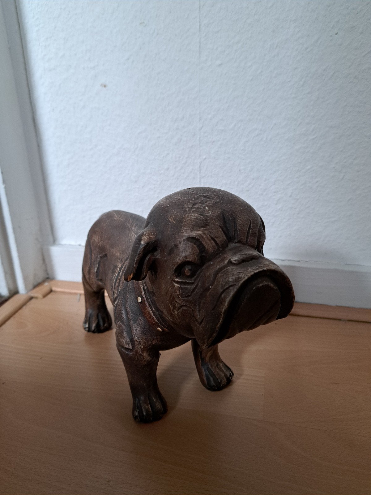 Decoratief beeldje hond: Bulldog, Ophalen of Verzenden, Hond of Kat, Beeldje of Figuurtje