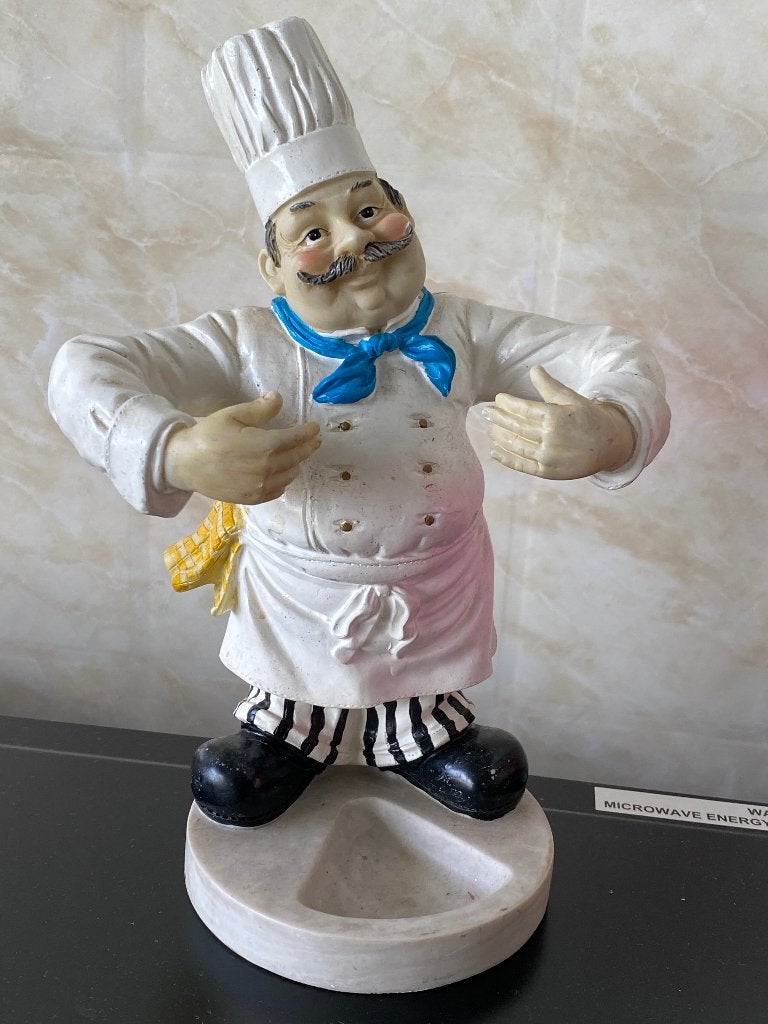 PORSELEIN  CHEF KOK, Ophalen of Verzenden