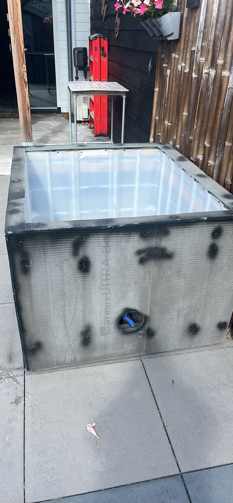 Zwembad (project) maken die kan blijven staan., Tuin en Terras, Ophalen, Minder dan 80 cm, Zo goed als nieuw, Opzetzwembad