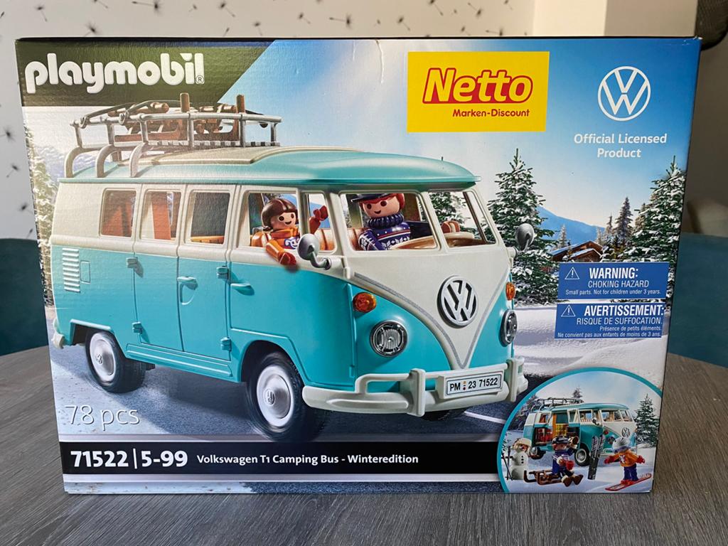 VW T1 bus set 71522: speciale editie Netto Duitsland., Kinderen en Baby's, Speelgoed | Playmobil, Ophalen of Verzenden, Nieuw
