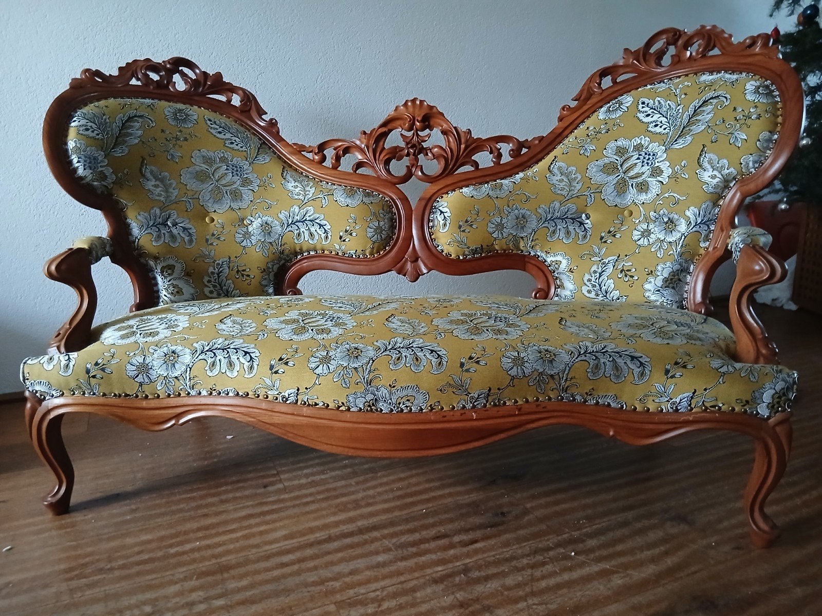 Compleet gerestaureerde horrix bank ca 1865, Ophalen