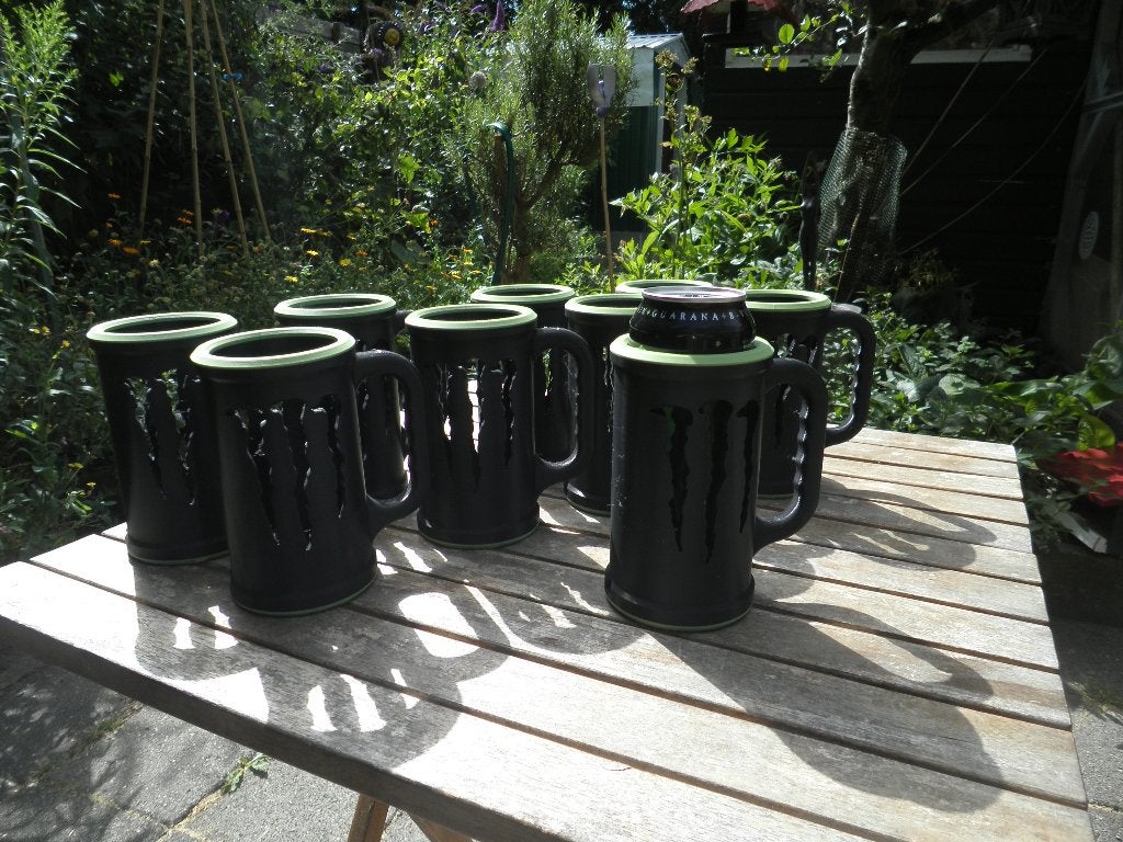 Monster Energy blikhouders 9 stuks in 1 koop, Ophalen of Verzenden, Nieuw, Gebruiksvoorwerp