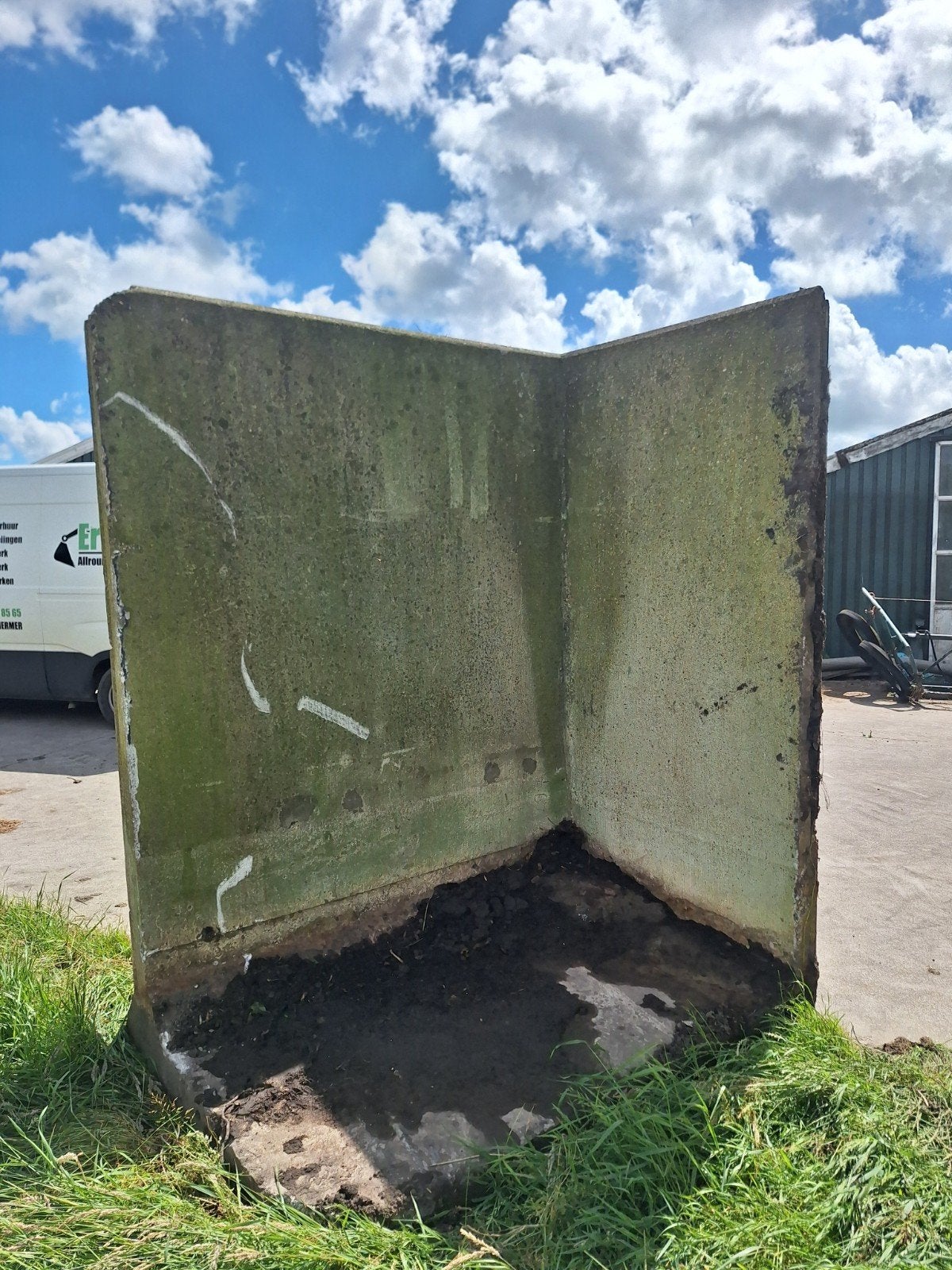Betonnen hoek keerwanden 130x200x250 cm, 15 cm dik, Ophalen of Verzenden