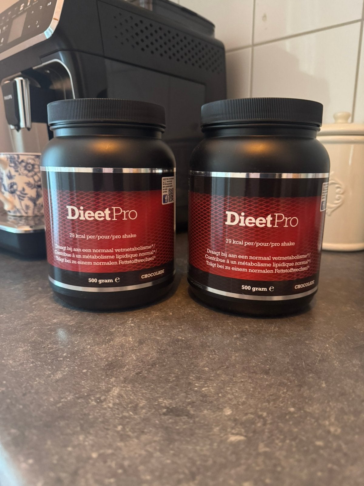 Dieet pro shakes chocolade, Sport en Fitness, Ophalen of Verzenden, Nieuw, Poeder of Drank