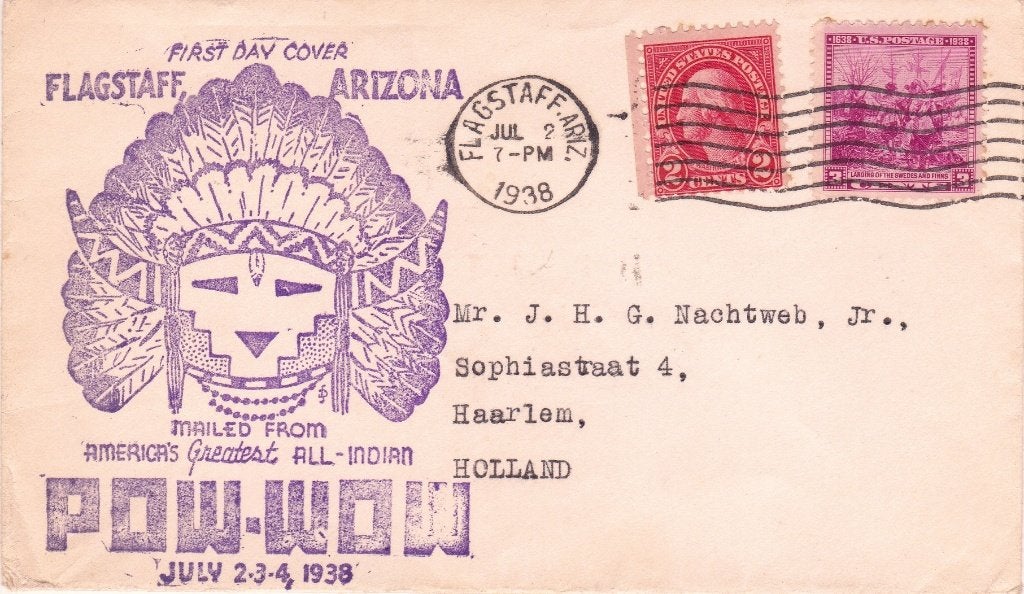POW - WOW FLAGSTAF - ARIZONA, Ophalen of Verzenden, Envelop