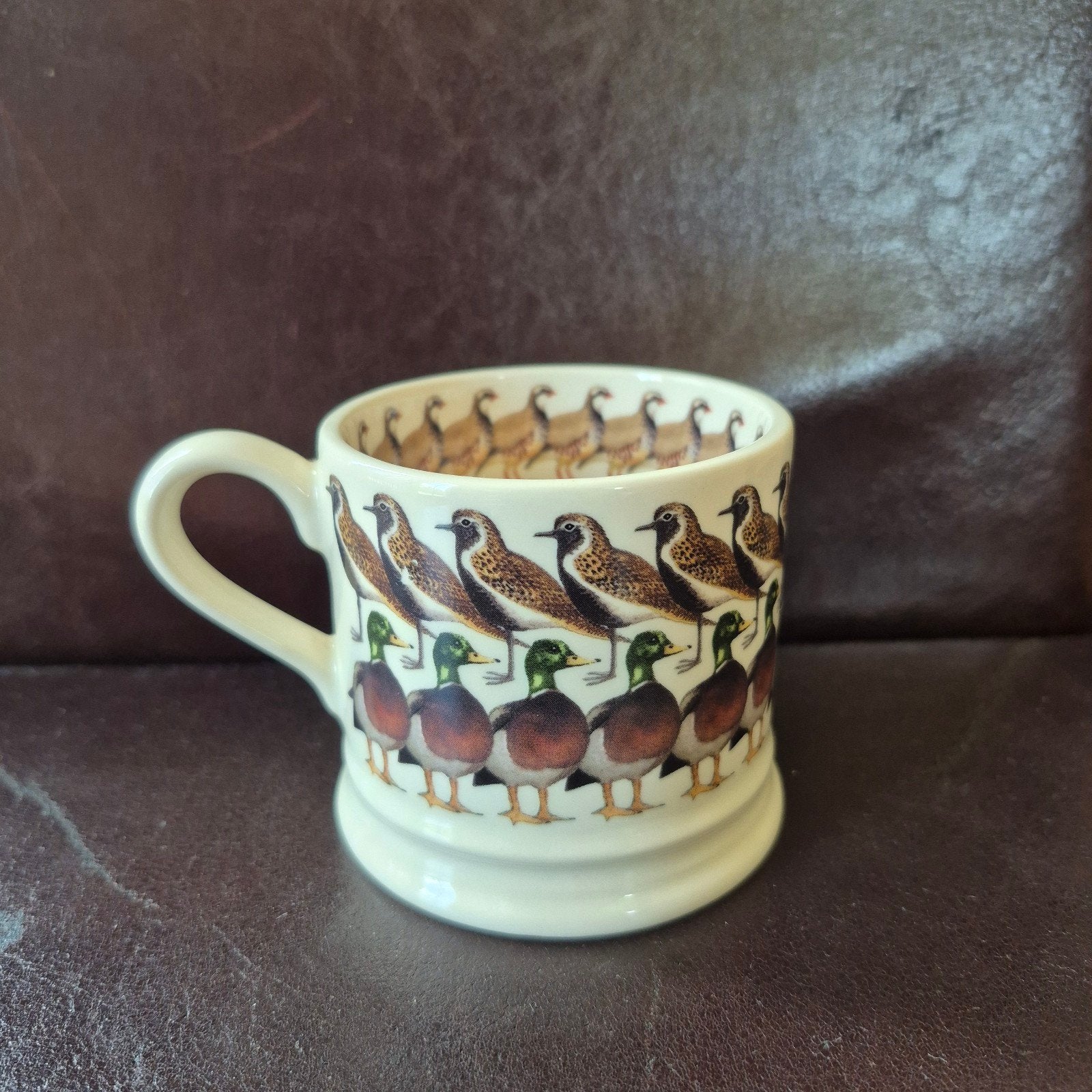 Emma Bridgewater mok 0.25 1/4pt babymug Gamebirds nieuw, Nieuw, Emma Bridgewater, Overige stijlen, Aardewerk