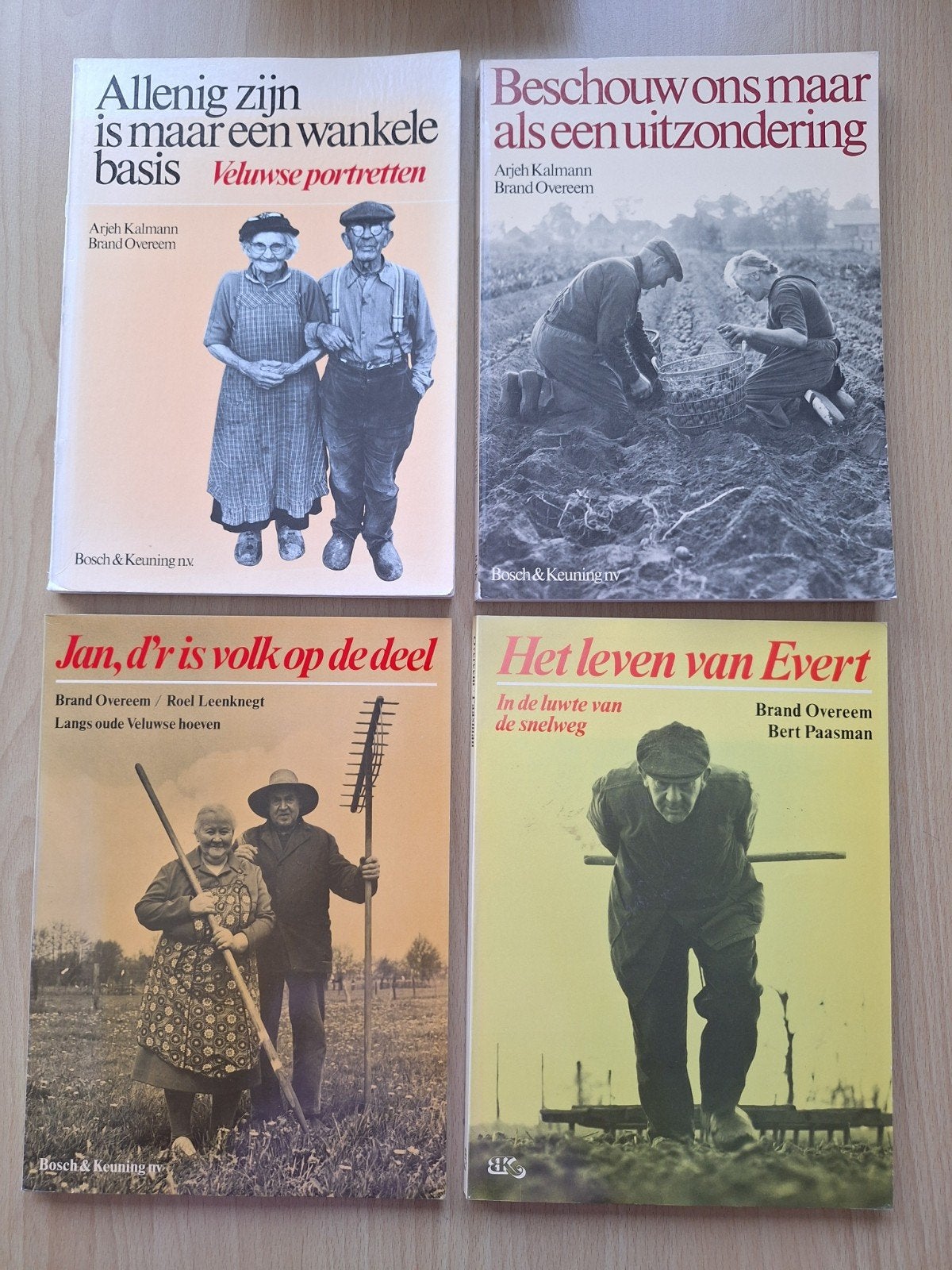 4x Veluwse boeken: Overeem, Kalmann, Leenknegt, Paasman, Ophalen of Verzenden, Gelezen, Brand Overeem, Arjeh Kalmann, Roel Leenknegt, Bert Paasman