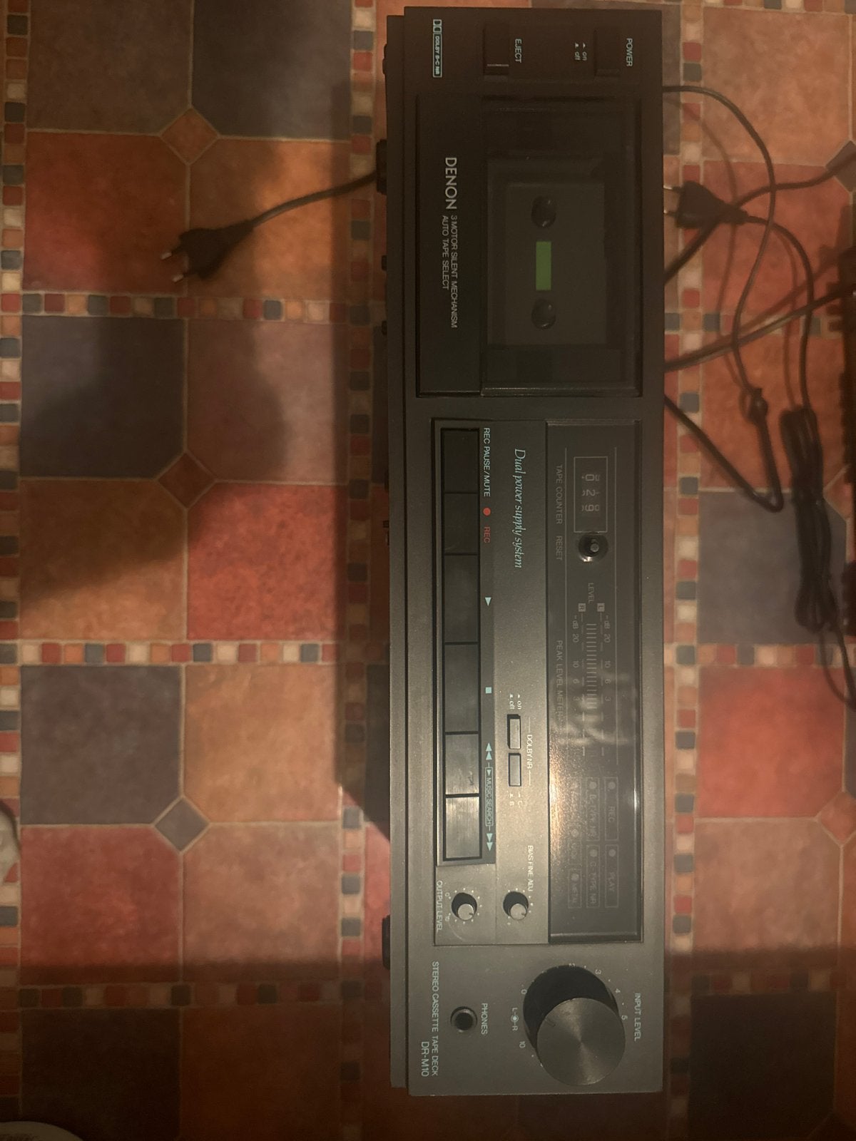 Denon DR-M10 Cassettedeck - Getest en Werkend, Ophalen of Verzenden, Enkel, Denon, Tiptoetsen