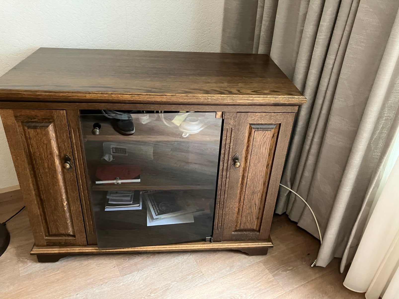 Tv kast, Huis en Inrichting, Ophalen, Rustiek, Eikenhout, 50 tot 100 cm