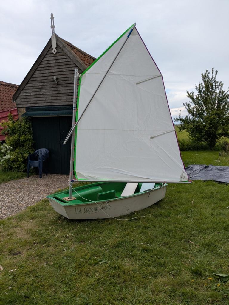 Optimist zeilboot, Ophalen