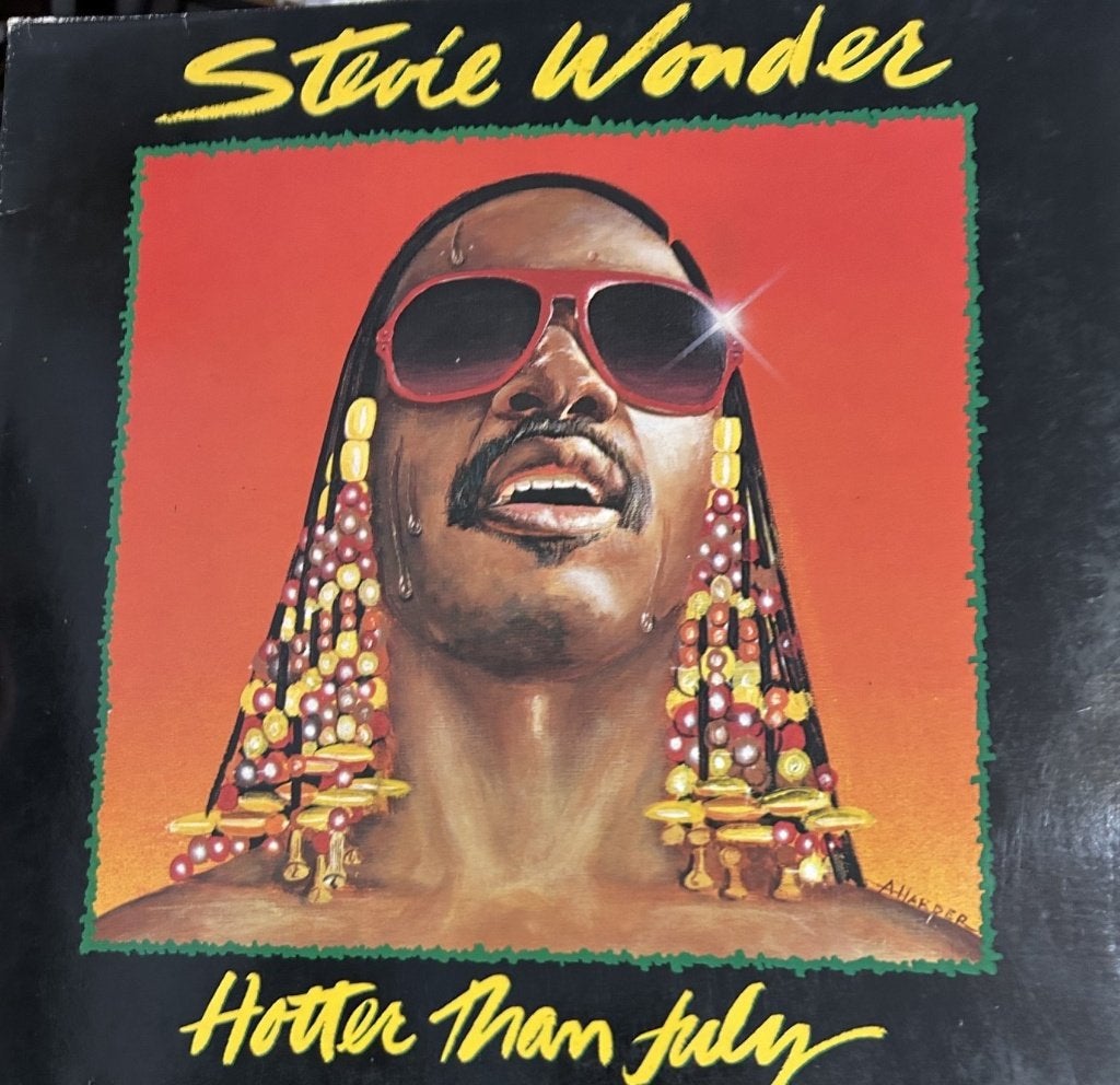 Stevie Wonder: Hotter than July (lp), Ophalen of Verzenden, Zo goed als nieuw, 12 inch