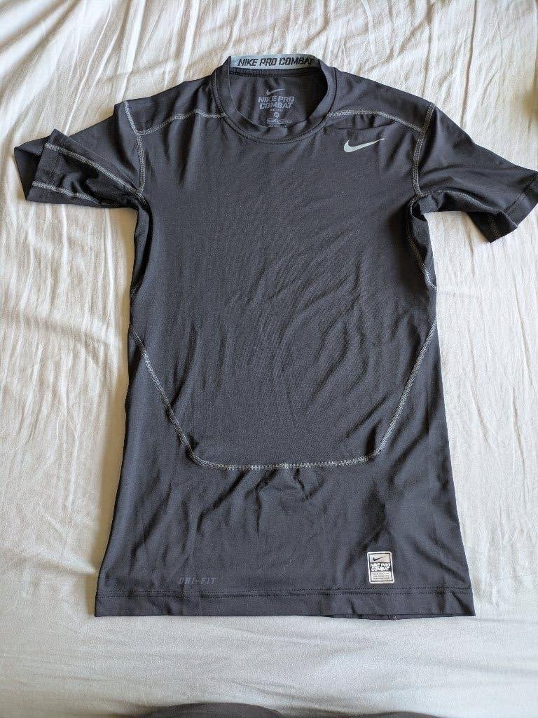 Sportshirt Nike Pro Combat maat M, Kleding | Heren, Ophalen of Verzenden, Zo goed als nieuw, Blauw, Algemeen