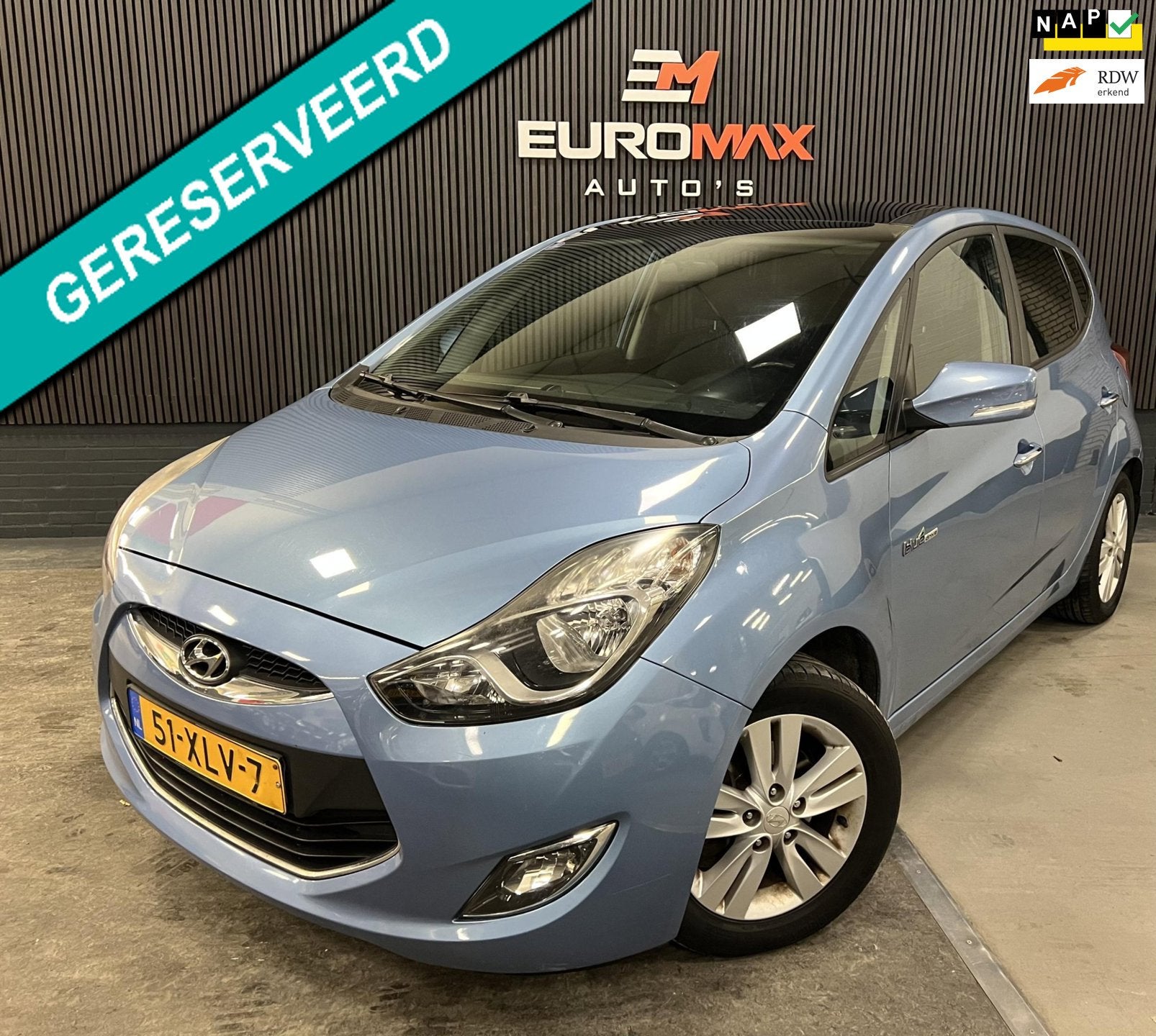 Hyundai Ix20 1.4i i-Vision 1e Eigenaar-Pano-Airco-Cruise Cnt, Auto's, Hyundai, Voorwielaandrijving, Euro 5, Stof, Gebruikt